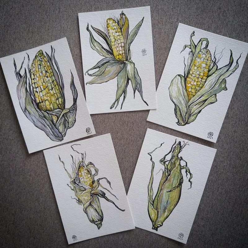 Corn - Мельникова Анастасия - Сайт художника