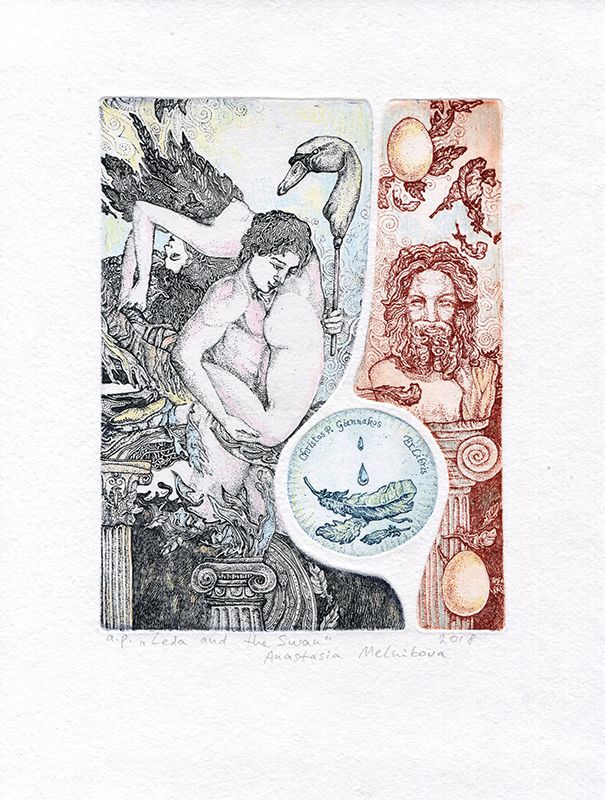 Leda and the Swan -  Art of Anastasia Melnikova