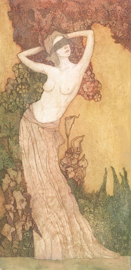 Temptation (the left part of the triptych) -  Art of Anastasia Melnikova